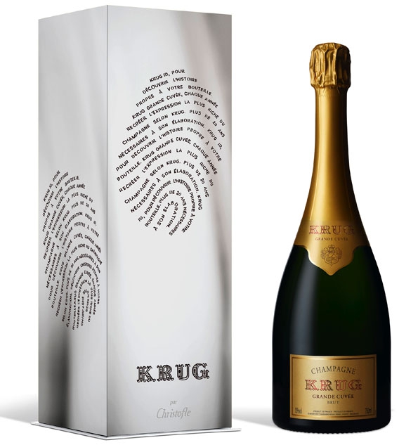 krug,champagne,rosé,brut,champaign,la champagne,krug id,millésimé,luxury,luxe,france,french,vieillissement,cave,garde,rareté,exclusivité,voyage,reims,joseph krug,olivier krug,krug grande cuvée,éric lebel,chef de caves,coffret,collaboration,christofle,argent,silver,édition limitée,photophore