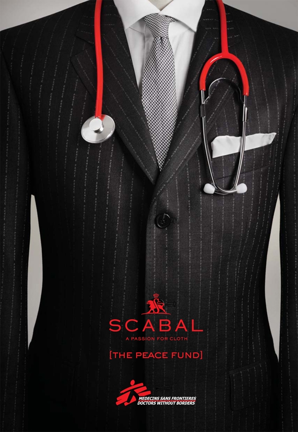 scabal,savile house,médecins sans frontières,msf,humanitaire,charity,drapier,tailleur,tailor,rayure tennis,laine,super 120,120,tissus,étoffe,partenaires,bienfaiteur,help,fashion,mode,suite,costume,made to order