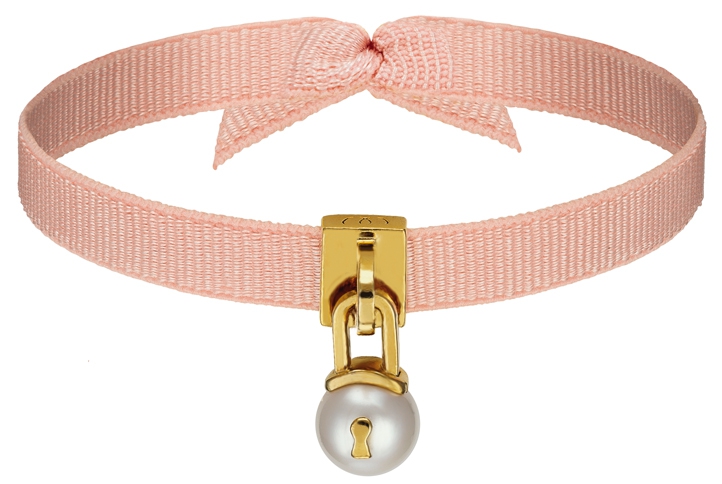 WORMS Paris - U'rband - Bracelet Perle Cadenas Rose poudré.jpg