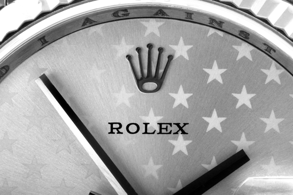 Stampd,Rolex Oyster Perpetual Datejust,Stampd,Rolex,Oyster,Perpetual,Datejus,swiss,luxury,luxe,watch,watches,montres,montre,stars & stripes,flag,drapeau,bannière étoilées,or blanc,gold,acier,steel,barack obama,mitt romney,ouragan sandy,élections présidentielles,usa,états-unis,stampd label,california,californie,fashion,mode,los angeles,limited edition,édition limitée