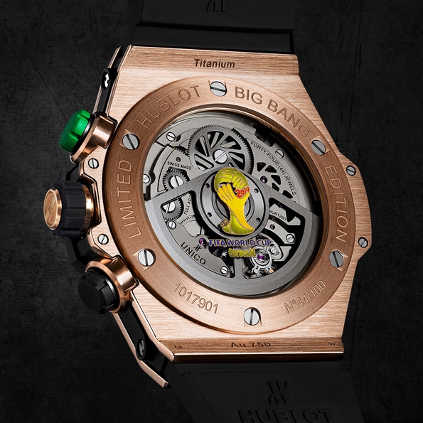 hublot,watches,montres,watch,montre,luxe,luxury,prestigious,rare,suisse,complication,limited,edition,édition limitée,coffret,box,horology,horlogerie,big bang,fusion,gold,tirubute,hommage,coupe du monde,football,worldcup,brésil 2014,brésil,timekeeper,official,chronométreur,prestige,ballon,projet,artiste,footballeurs,footballeur,pelé,josé mourinho,psg,luiz felipe scolari,falcao,roy hodgson,xherdan shaqiri