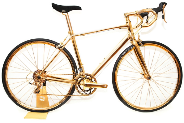 goldgenie,frank fernando,gold,or,platine,platinum,vélo en or,golden bike,giant,bicyclette,prestige,rare,exclusif,exclusive,luxe,luxury,or rose,gold pink