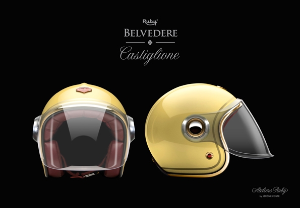 ruby,ateliers ruby,nouveautés,news,collection,couleurs,coloris,colors,casques,helmets,casque,helmet,jérome coste,dimitri coste,paris,luxe,luxury,pavillon,belvédère,fashion,mode,motorcycle,collaboration,karl lagerfeld,chanel,louis vuitton,colette,tron