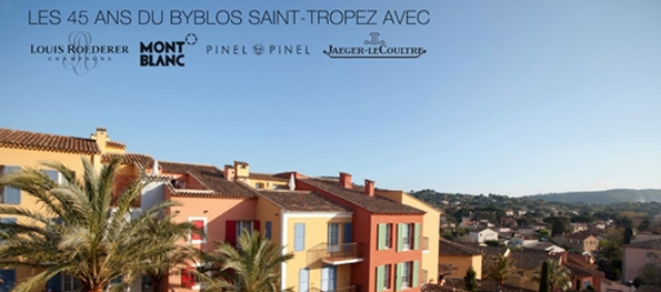 byblos,anniversary,saint tropez,louis roederer,montblanc,pinel & pinel,jaeger lecoultre