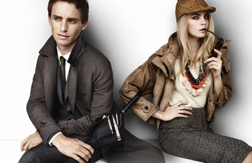 burberry,burberry prorsum,ss2012,ad campain,fashion,mode,luxe,spring,summer,trenchcoat,mario testino,christopher bailey,cara delevingne,eddie redmayne