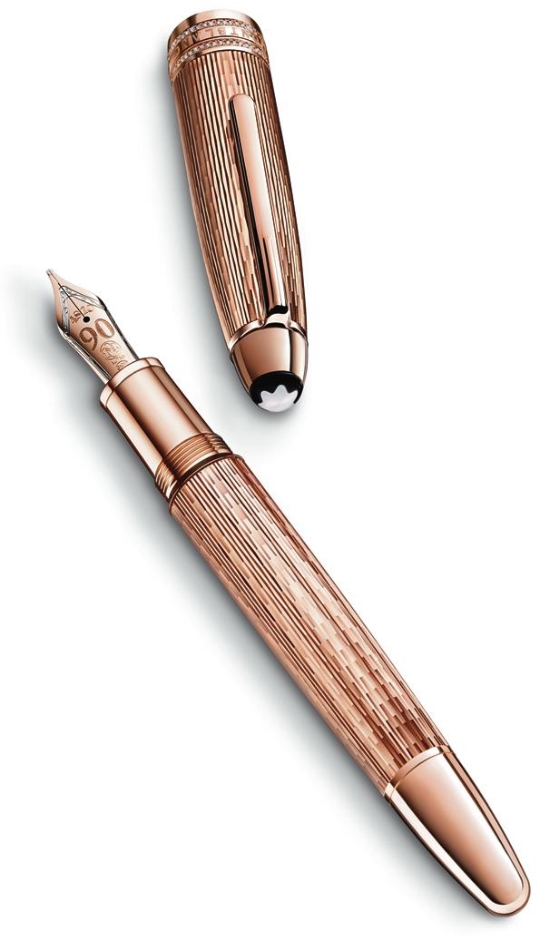 montblanc,stylo,fountain pen,pen,anniversary,anniversaire,90 ans,1924,meisterstück,stylo plume,luxe,luxury,mode,fashion,accessoires,accessories,accessory,accessoire,montre,watch,maroquinerie,leather goods,édition limitée,#meisterstuck90years