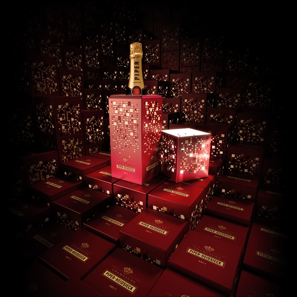 piper heidsieck,piper,heidsieck,champagne,champaign,lightbox,light,box,coffret,prestige,luxe,luxury,art de vivre,lifestyle,design,architecture,jacques ferrier,photophore,lumières,concept,régis camus,chef de caves,caves,reims,maison champenoise,la champagne,cuvée brut,rosé sauvage,cuvée sublime