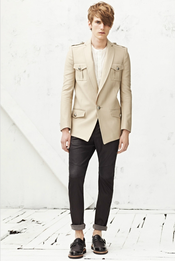 balmain,fashion,mode,men,homme,printemps,spring,été,summer,2013,dandy,olivier rousteing,christophe decarnin,karl lagerfeld,oscar de la renta,luxe,luxury,pierre balmain,paris,france,french brand,marque,tendances,trends,caban,vestes,manteaux,costumes,suit,chaussures,accessoires,accessories,accessory,shoes,blazer,masculin,féminin