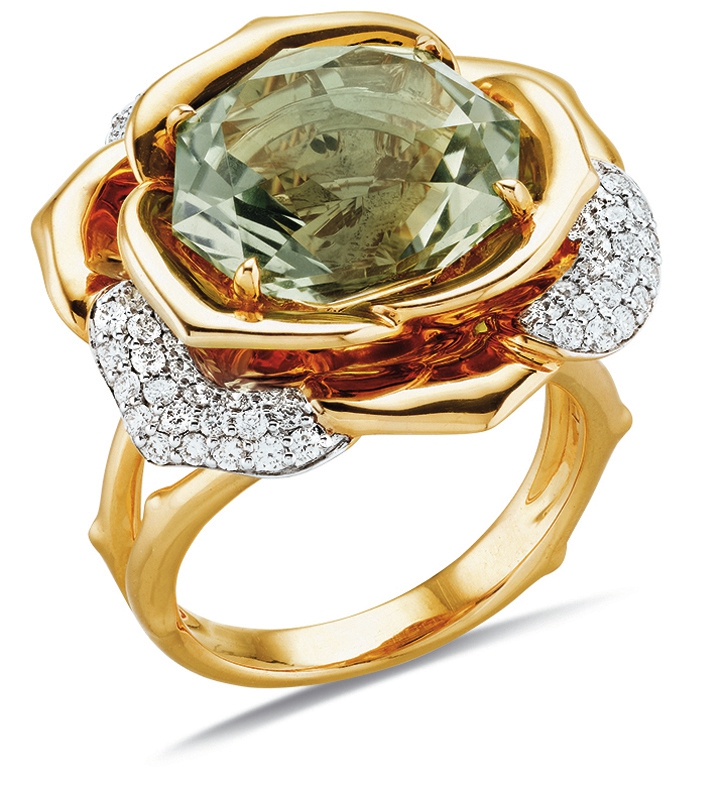 Gringoire Joaillier - ROSE - Bague Quartz Vert et diamants - BC2318QV-BTS.jpg