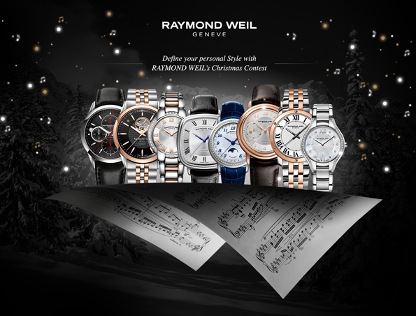 raymond weil,precision is my inspiration,horlogerie,horology,montres,montre,watch,watches,suisse,genève,switzerland,watch maker,manufacture,concours,noël,contest,maestro,freelancer,jasmine,neomia,tango,modèles,models