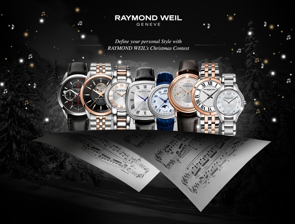 raymond weil,precision is my inspiration,horlogerie,horology,montres,montre,watch,watches,suisse,genève,switzerland,watch maker,manufacture,concours,noël,contest,maestro,freelancer,jasmine,neomia,tango,modèles,models