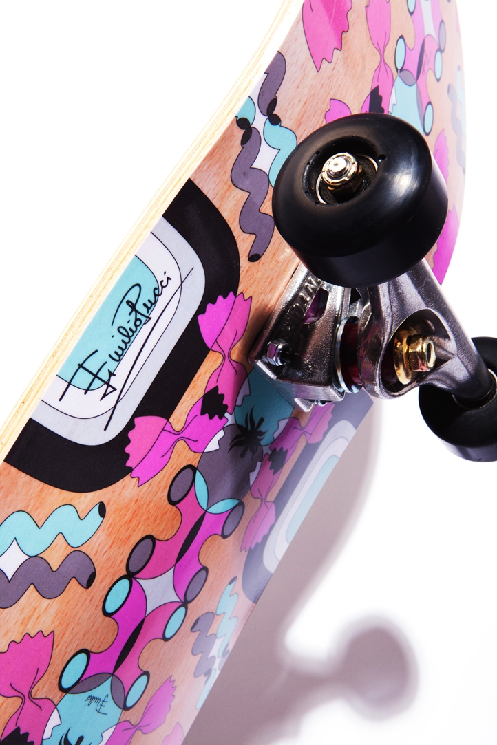 pucci,emilio pucci,skateboard,skater,skaters,luxe,luxury,lifestyle,ecal,projet,édition limitée,limited edition