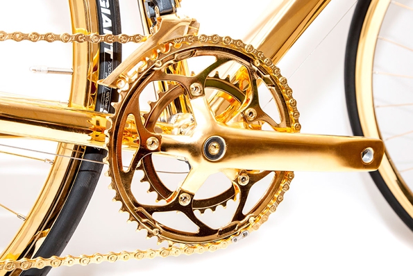 goldgenie,frank fernando,gold,or,platine,platinum,vélo en or,golden bike,giant,bicyclette,prestige,rare,exclusif,exclusive,luxe,luxury,or rose,gold pink